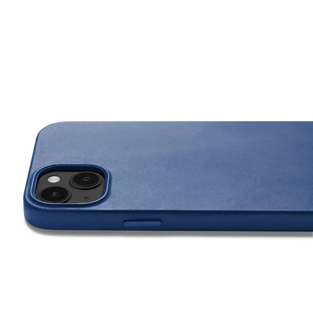 Mujjo Full Odinis dėklas with MagSafe for iPhone 14/15 Plus - Monaco Mėlyna