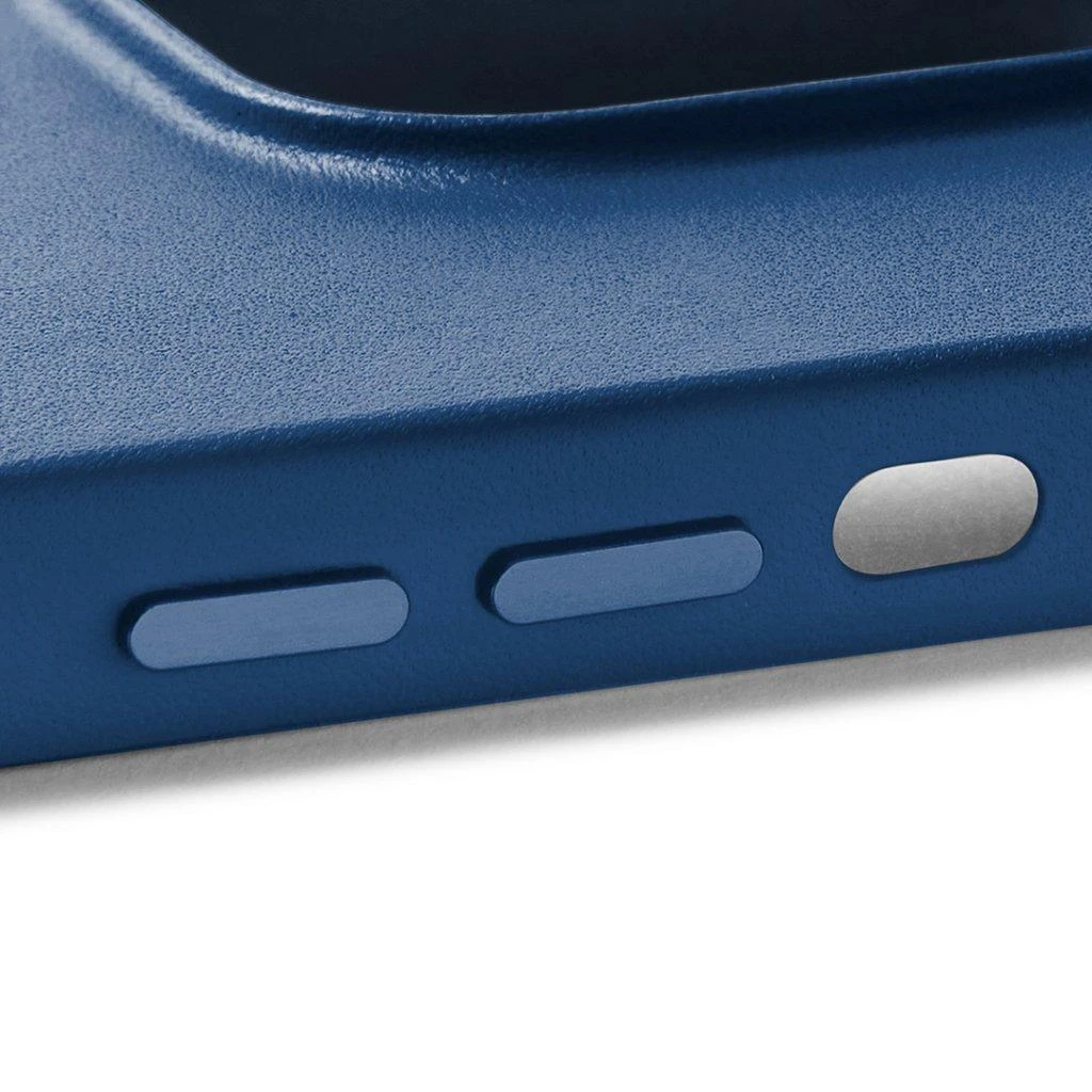 Mujjo Full Odinis dėklas with MagSafe for iPhone 14/15 Plus - Monaco Mėlyna