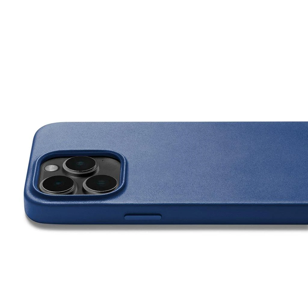 Mujjo Full Odinis dėklas with MagSafe for iPhone 14 Pro - Monaco Mėlyna