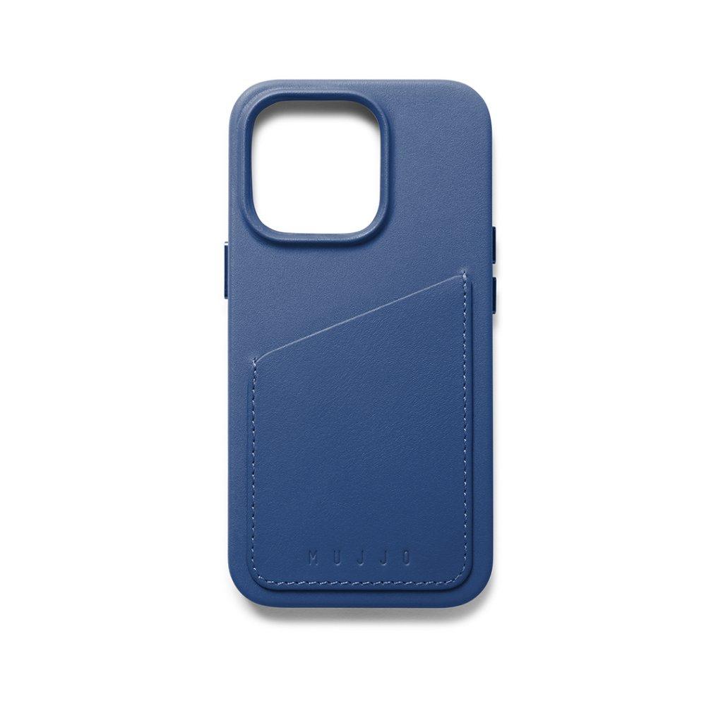 „Mujjo“ odinis piniginės dėklas, skirtas „iPhone 14 Pro“ – rudas