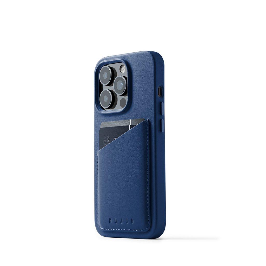 „Mujjo“ odinis piniginės dėklas, skirtas „iPhone 14 Pro“ – rudas