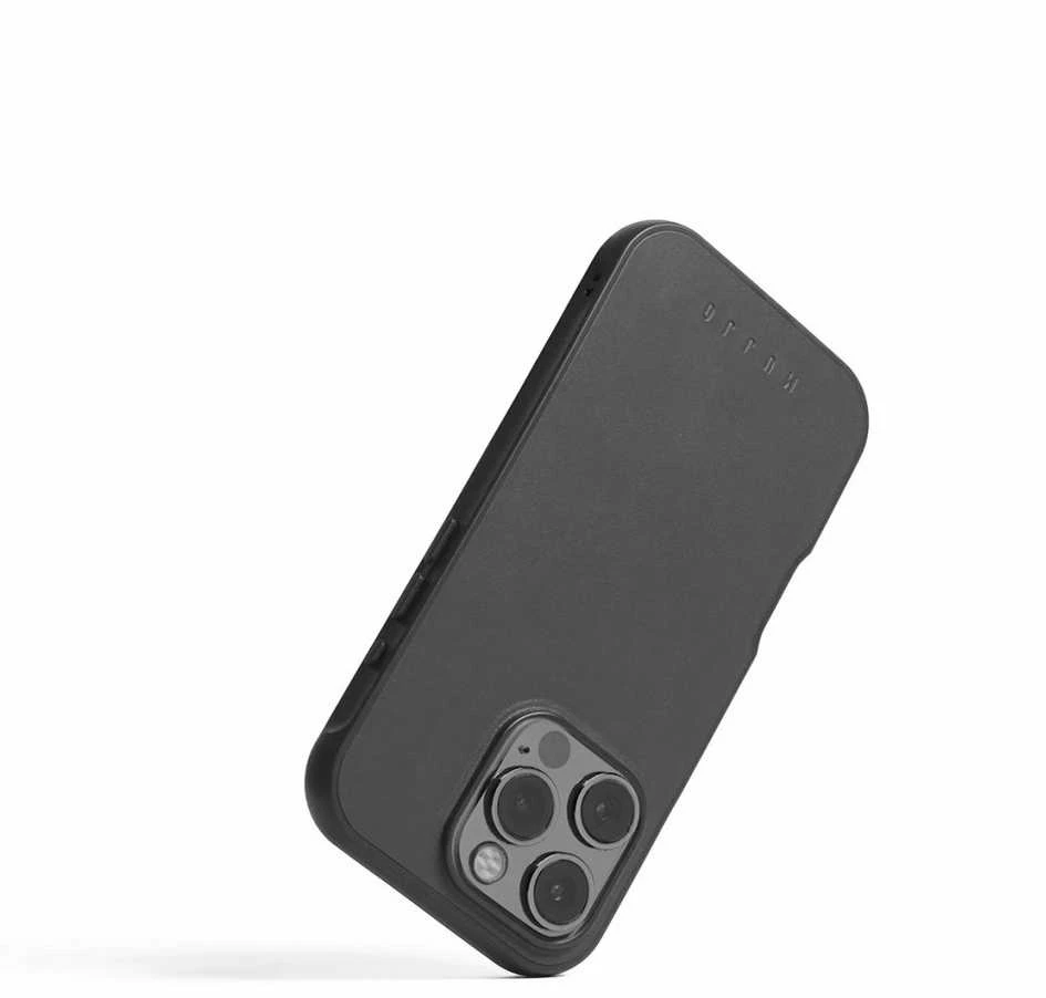 Mujjo Shield dėklas, skirtas iPhone 16 Pro – juodas