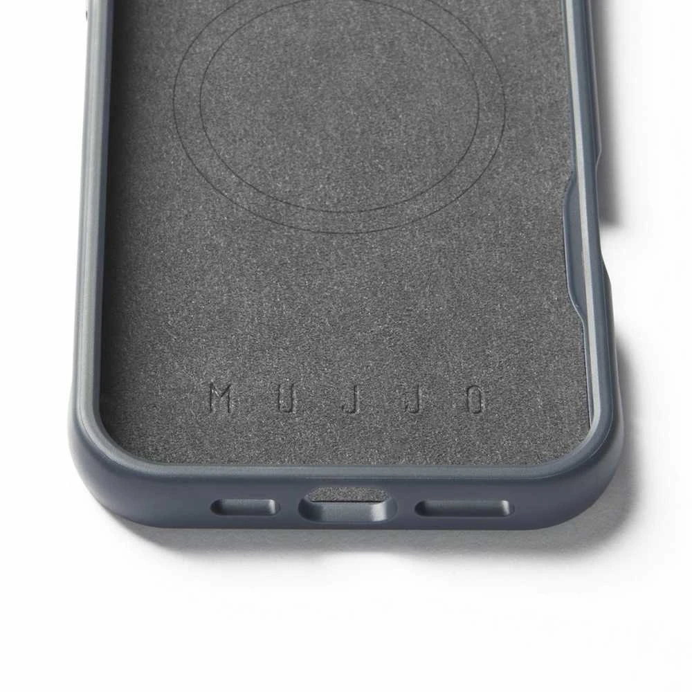 „Mujjo Shield“ dėklas, skirtas „iPhone 16 Pro Max“ – plieno mėlynas