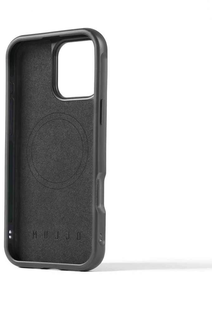 Mujjo Shield dėklas, skirtas iPhone 16 Pro Max – juodas
