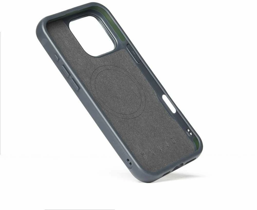 „Mujjo Shield“ dėklas, skirtas „iPhone 16 Pro Max“ – plieno mėlynas