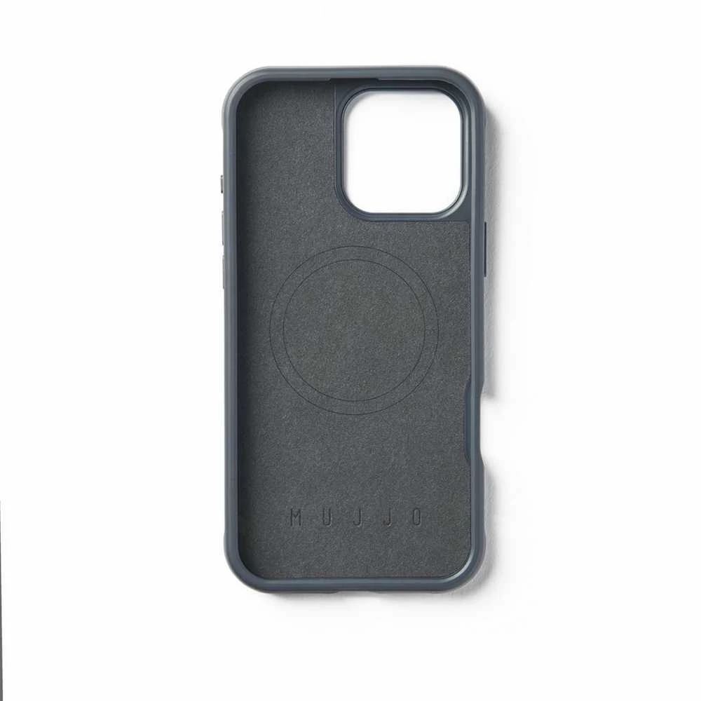 „Mujjo Shield“ dėklas, skirtas „iPhone 16 Pro Max“ – plieno mėlynas