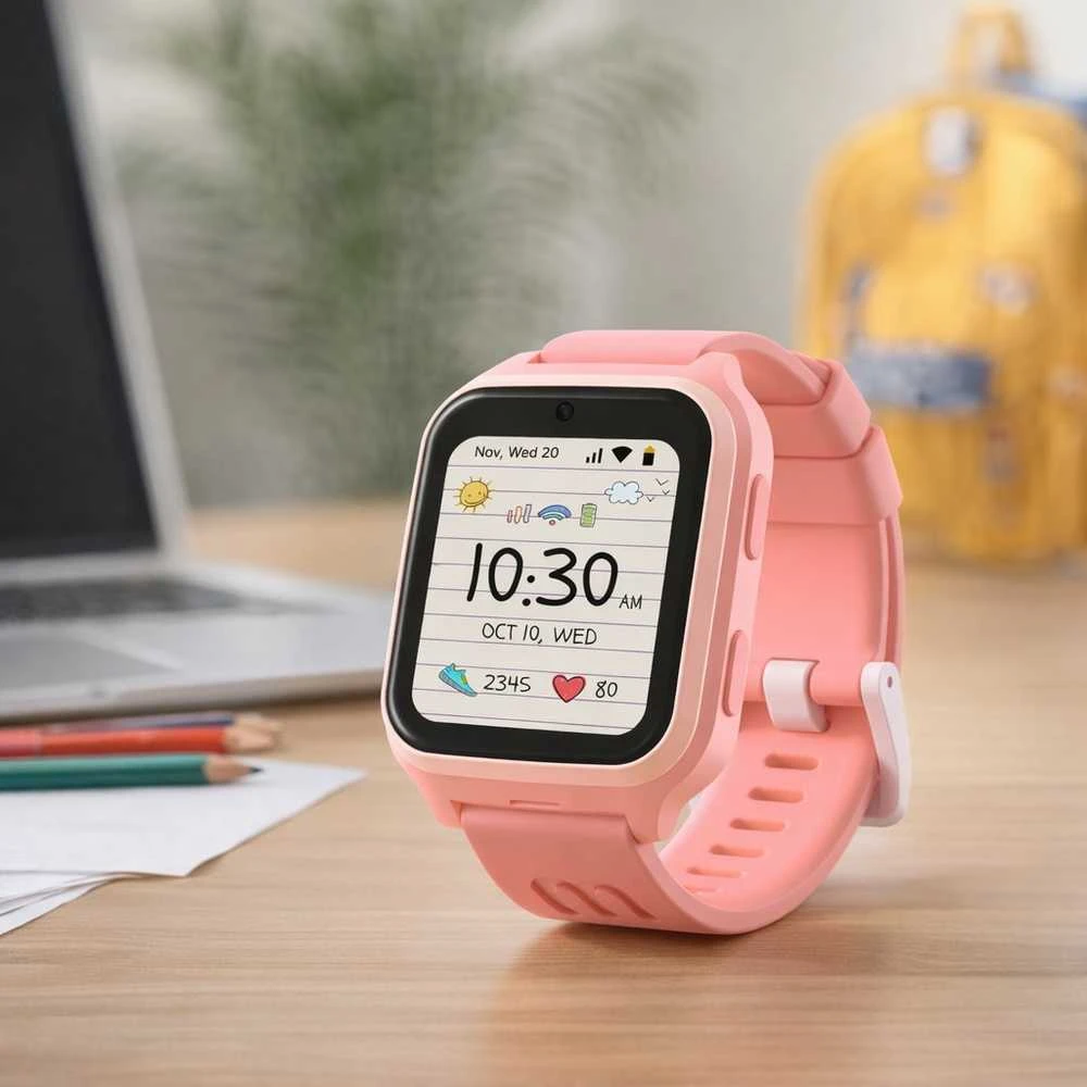Išmanusis laikrodis MyFirst – myFirst Fone M1 – Rožinė – 1,6 colio