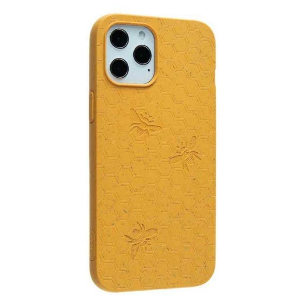 „Pela Classic“ dėklas „Hive Edition - Bee“, skirtas „iPhone 12 Pro Max“ - medaus ir geltonos spalvos