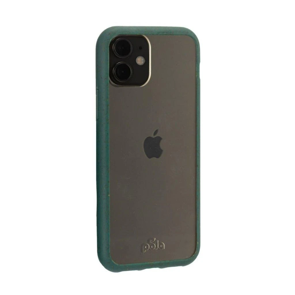 Pela Clear – ekologiškas iPhone 11 dėklas – žalias
