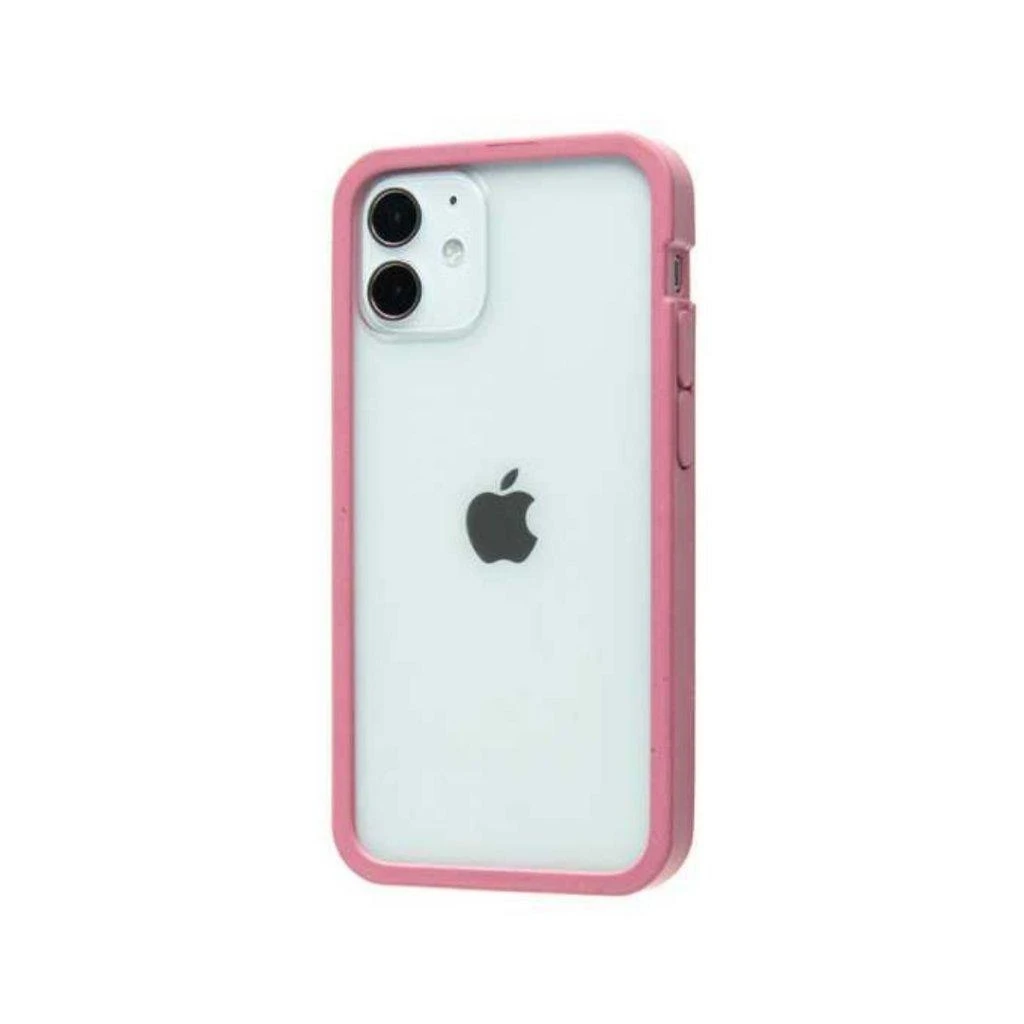 Pela skaidrus dėklas telefonui „iPhone 12 mini“ – levandų spalvos