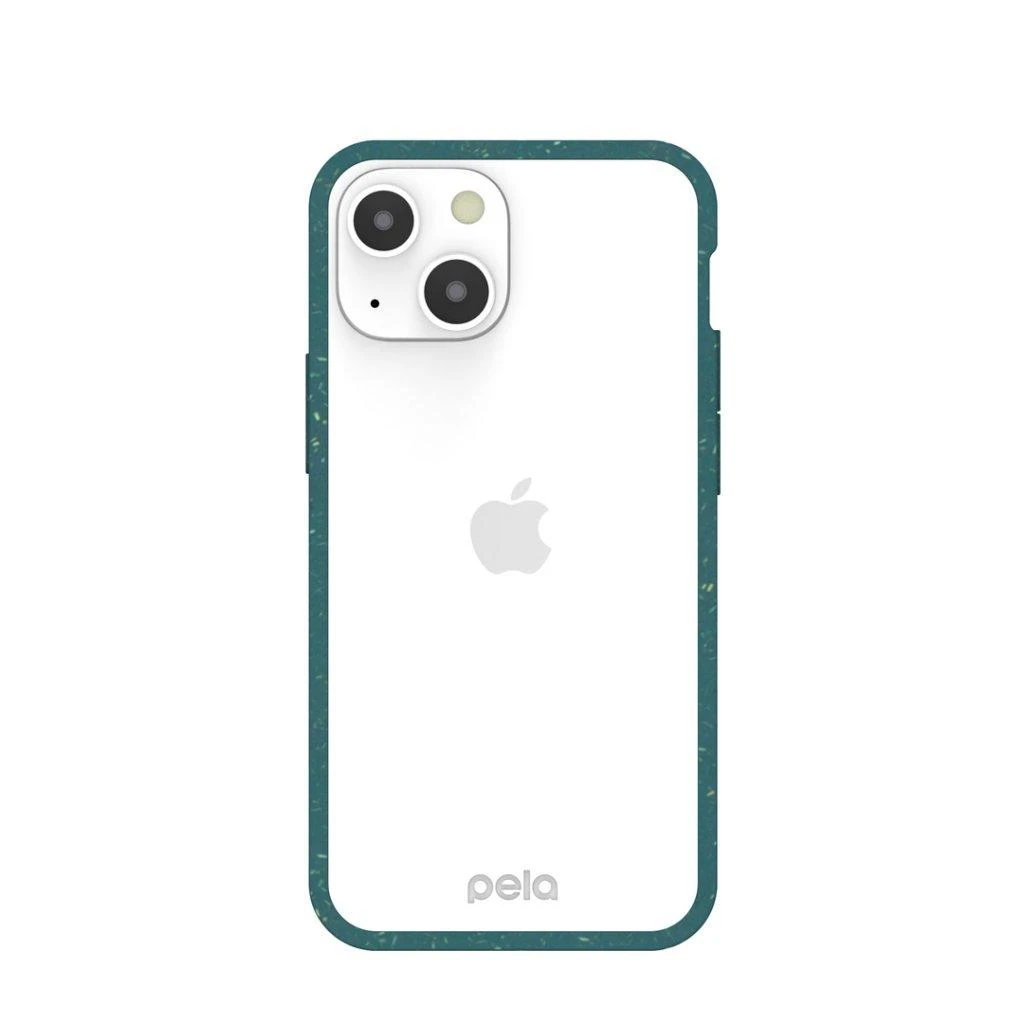 Pela skaidrus dėklas, skirtas iPhone 13 mini - Juodas