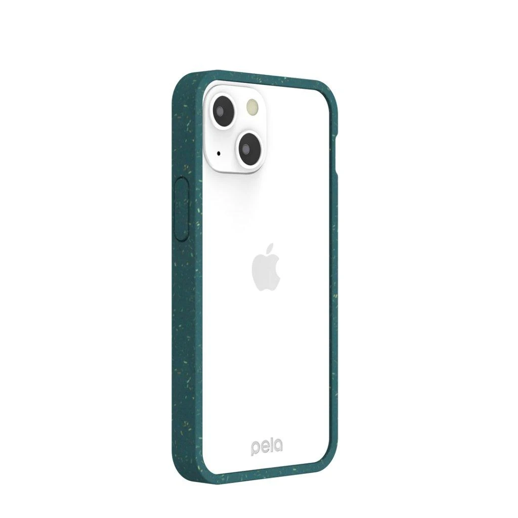Pela skaidrus dėklas, skirtas iPhone 13 mini - Juodas