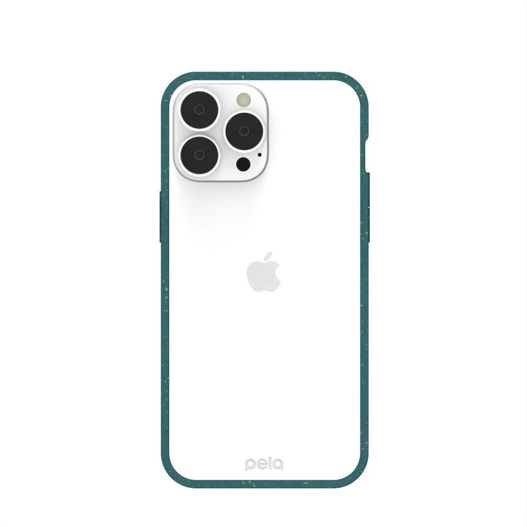 Dėklas Pela Clear Case for iPhone 13 Pro Max - Juodas