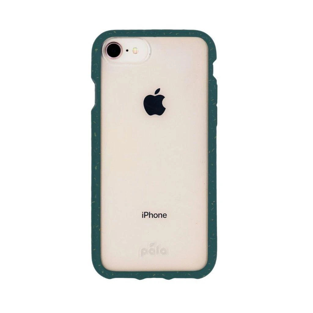 Dėklas Pela Clear – ekologiškas iPhone 7/8/SE(2) – žalias