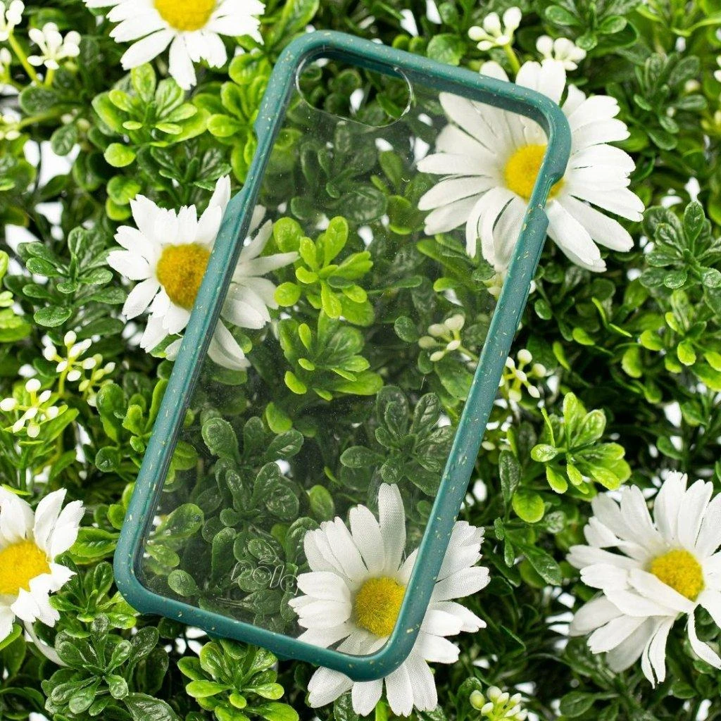 Dėklas Pela Clear – ekologiškas iPhone 7/8/SE(2) – žalias