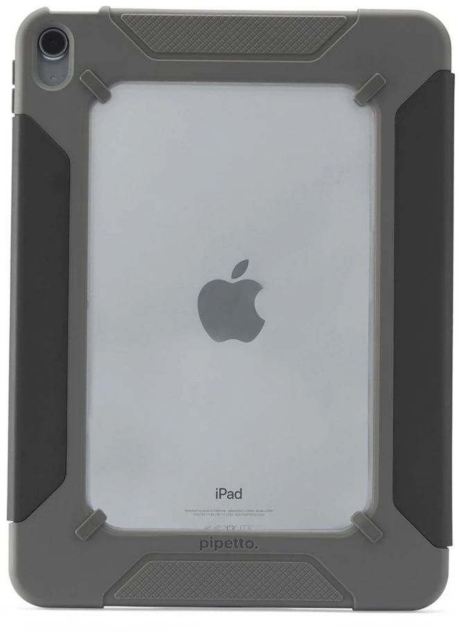 Pipetto Shield 360 dėklas, juodos spalvos – Apple iPad (A16) / Apple iPad (2022)