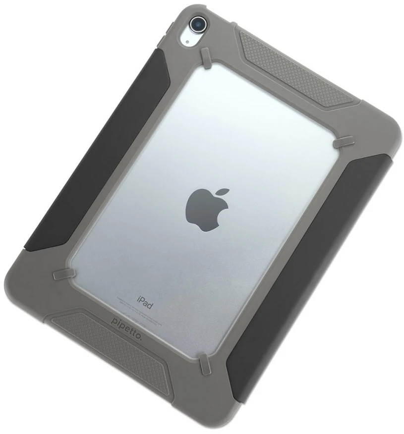 Pipetto Shield 360 dėklas, juodos spalvos – Apple iPad (A16) / Apple iPad (2022)