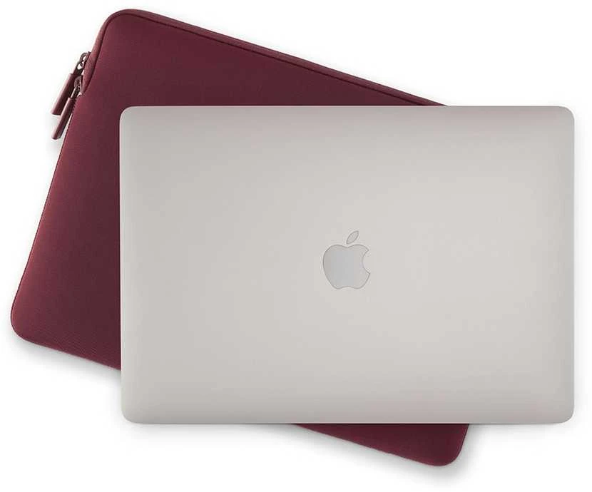 Pipetto Classic Fit dėklas, burgundy – Apple MacBook 13/14