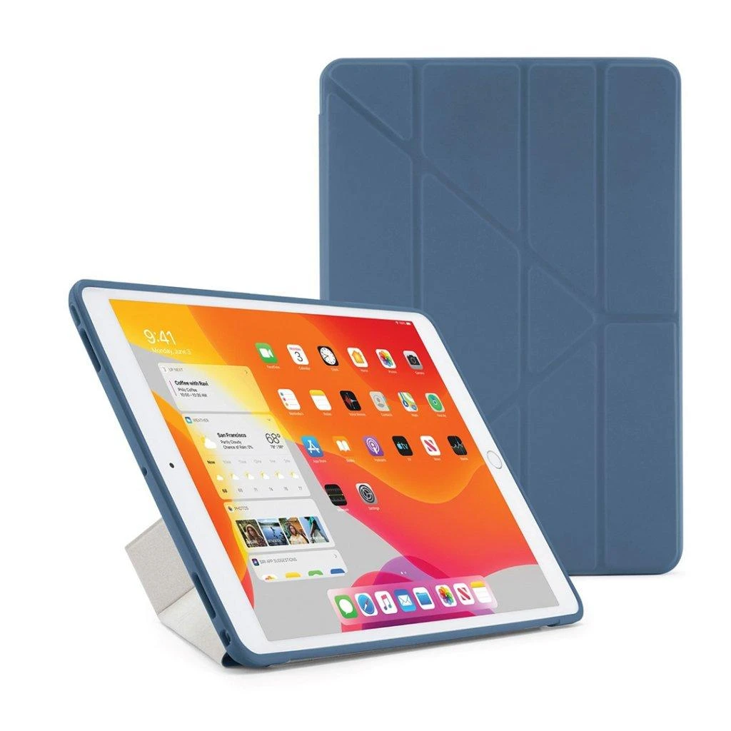 Pipetto Origami No1 Original dėklas, juodos spalvos – Apple iPad 10.2 (2021/2020/2019)