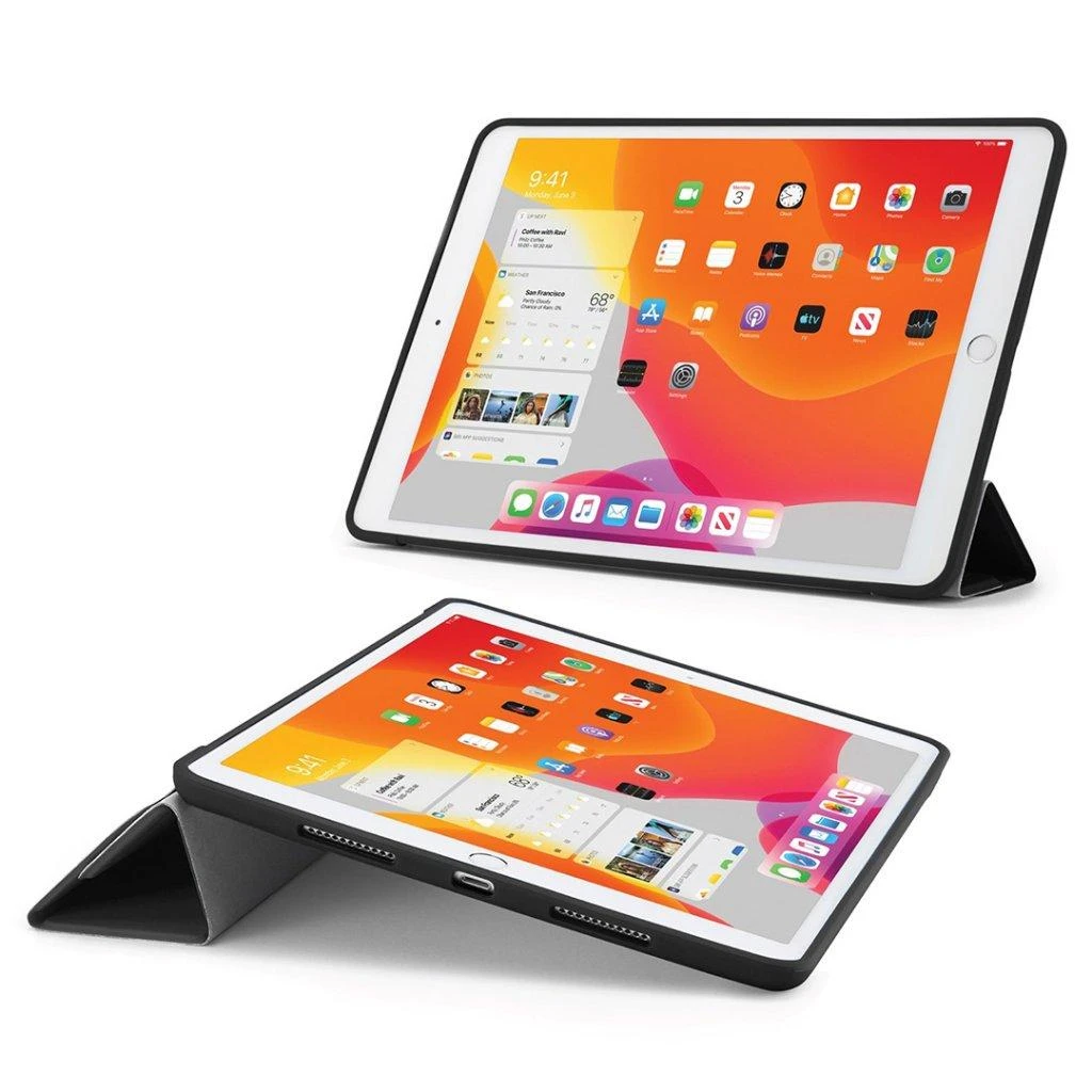 Pipetto Origami No1 Original dėklas, pilkos spalvos – Apple iPad 10.2 (2021/2020/2019)