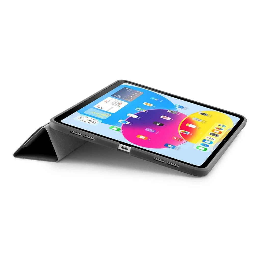 Pipetto Origami No1 Original dėklas, pilkas – Apple iPad (A16)/Apple iPad (2022)
