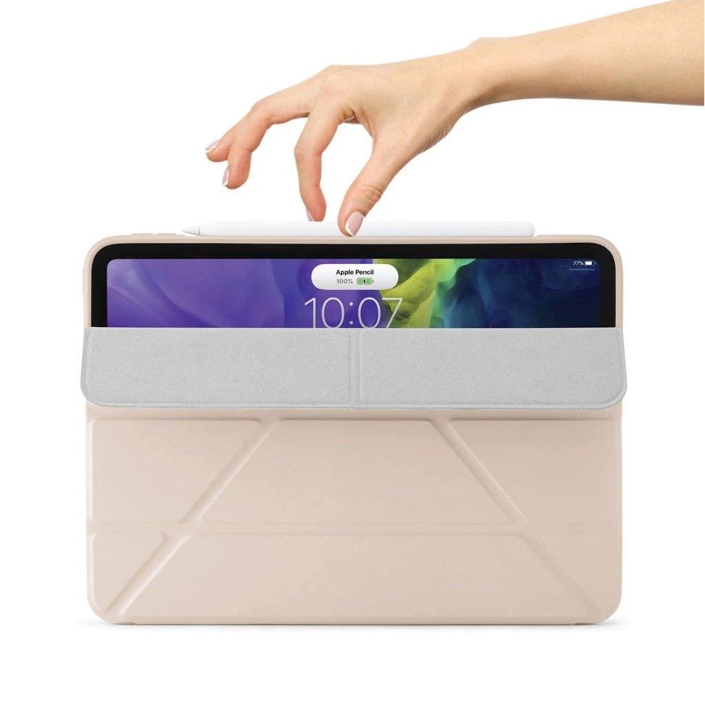 Pipetto planšetinio kompiuterio dėklas Pipetto Origami dėklas, skirtas iPad Air 4th Gen 10.9 – tamsiai mėlynas