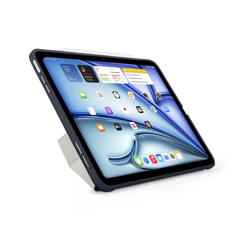 Pipetto Origami No1 Case for iPad Air 11 (2024) / iPad Air 10.9 (2022/2020) - Mėlyna
