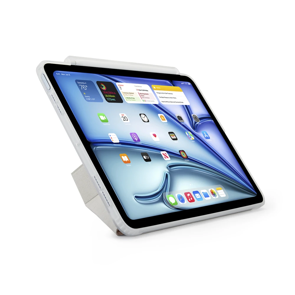 „Pipetto Origami No3 Pieštukas“ dėklas, skirtas „iPad Air 11“ – metalinės rožinės spalvos