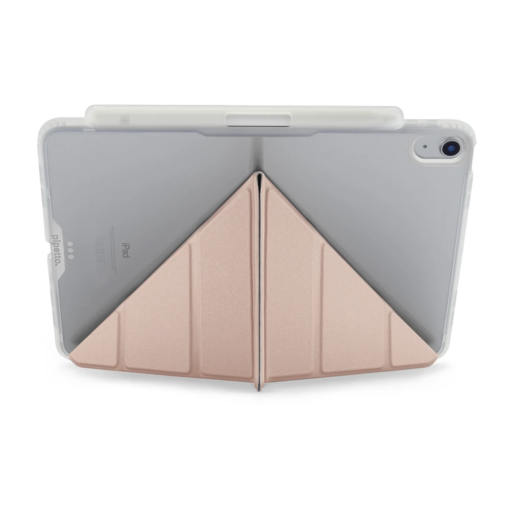 „Pipetto Origami No3 Pieštukas“ dėklas, skirtas „iPad Air 11“ – metalinės rožinės spalvos