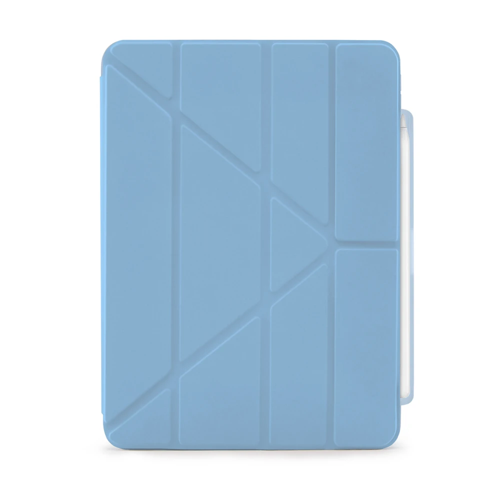 Pipetto Origami No3 Pieštukas Case for iPad Air 11 - Light mėlynas