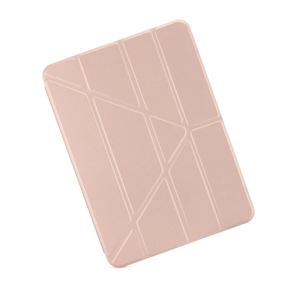 „Pipetto Origami No1“ dėklas, skirtas „iPad Air 13“ (2024 m.) – metalinės rožinės spalvos