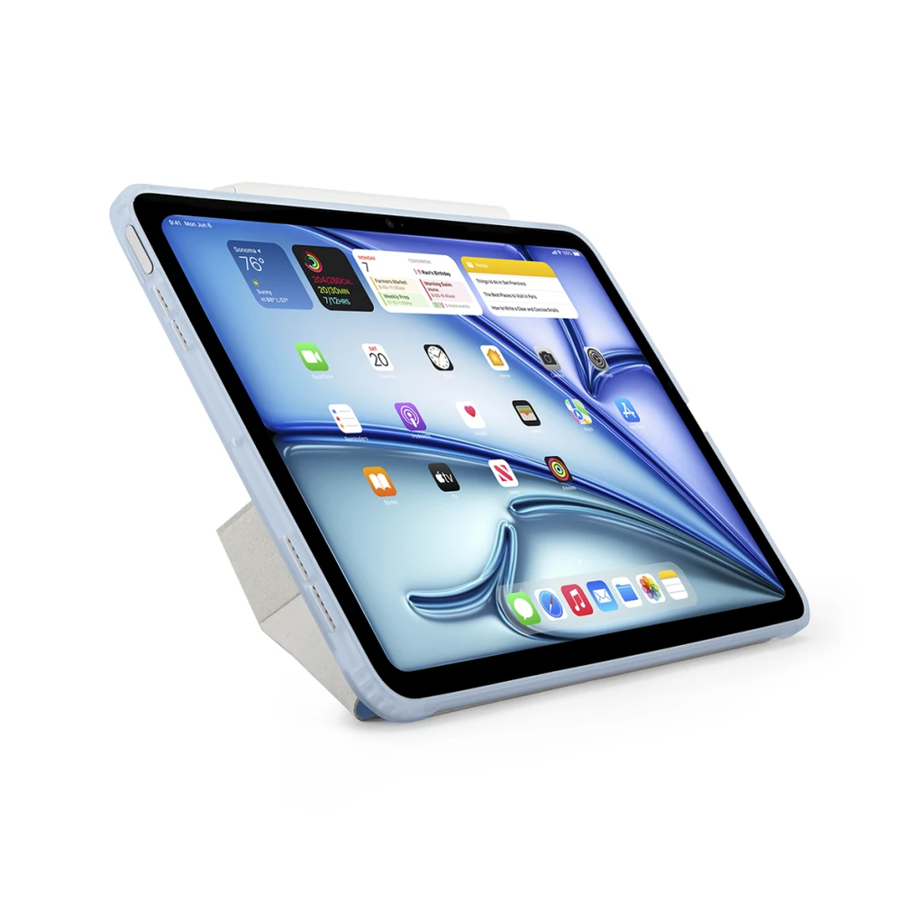 „Pipetto Origami No1“ dėklas, skirtas „iPad Air 13“ (2024 m.) – šviesus mėlynas