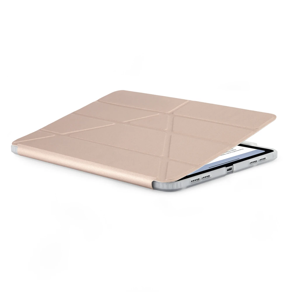 „Pipetto Origami No3 Pieštukas“ dėklas, skirtas „iPad Air 13“ (M4/M3/M2) – metalinės rožinės spalvos