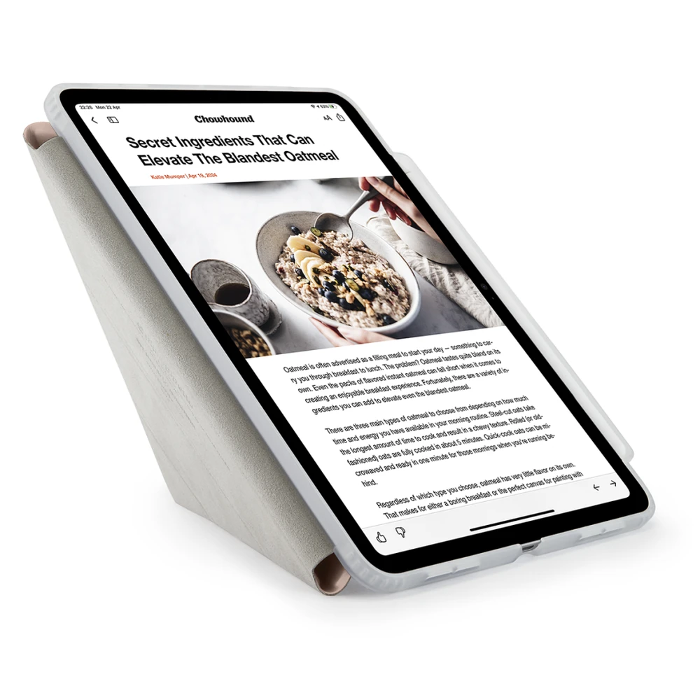 „Pipetto Origami No3 Pieštukas“ dėklas, skirtas „iPad Air 13“ (M4/M3/M2) – metalinės rožinės spalvos