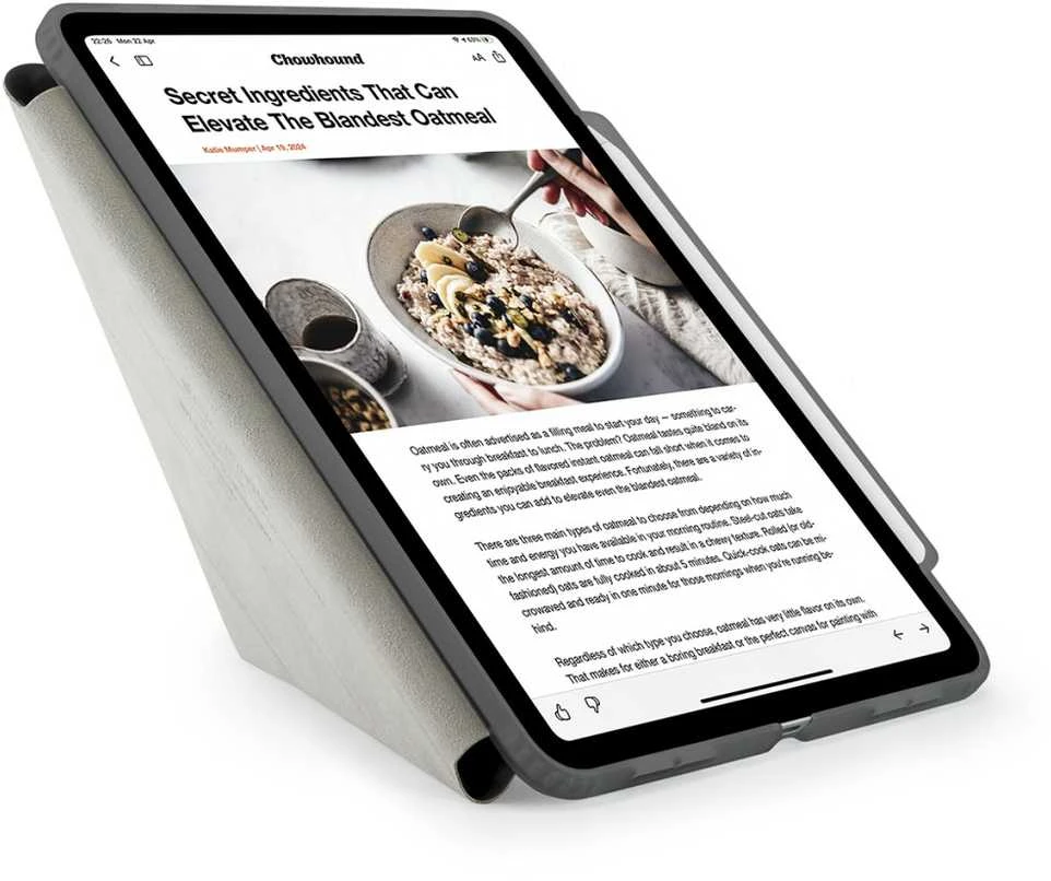 Pipetto Origami No3 Pieštukas Case for iPad Pro 11 - Pilkas