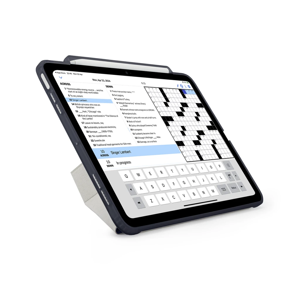 Pipetto Origami No3 Pieštukas Case for iPad Pro 11 - Dark mėlynas