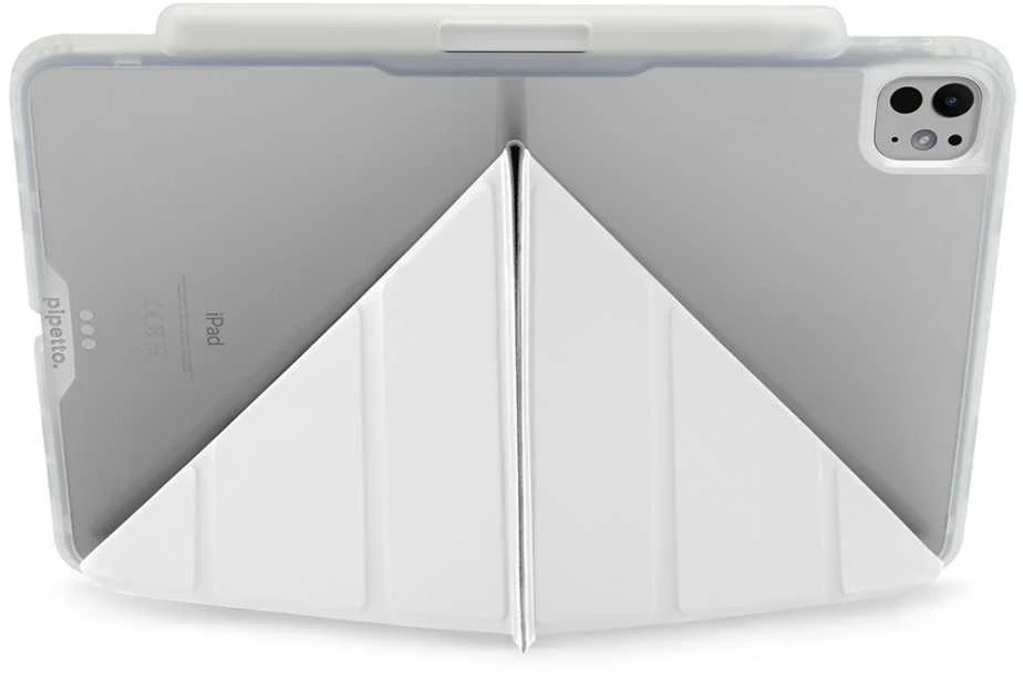 Pipetto Origami No3 Pieštukas Case for iPad Pro 11 - Baltas