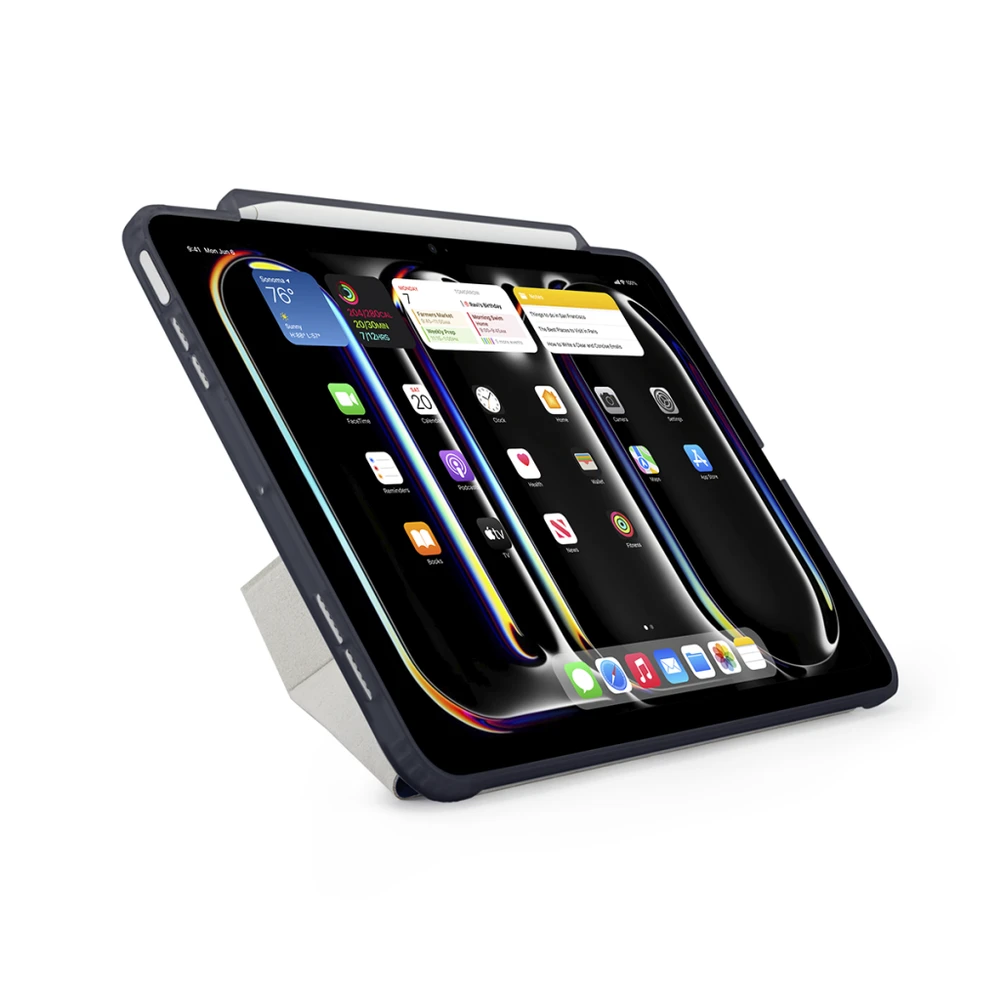 Pipetto Origami No3 Pieštukas Case for iPad Pro 11 - Dark mėlynas