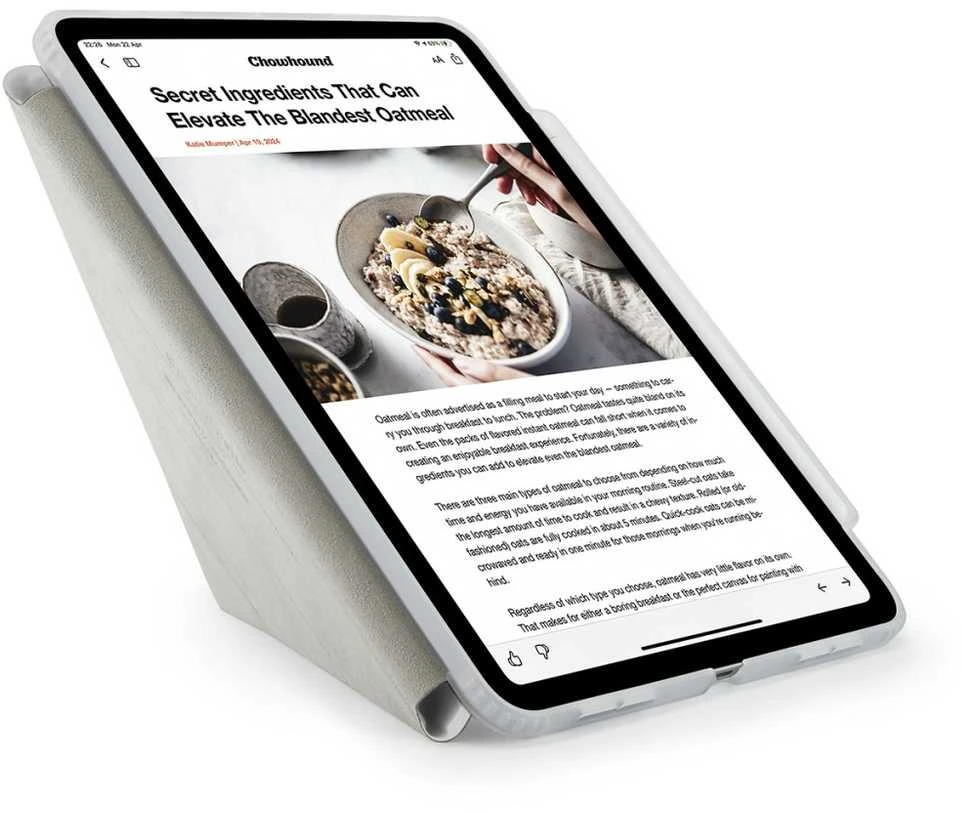 Pipetto Origami No3 Pieštukas Case for iPad Pro 11 - Baltas