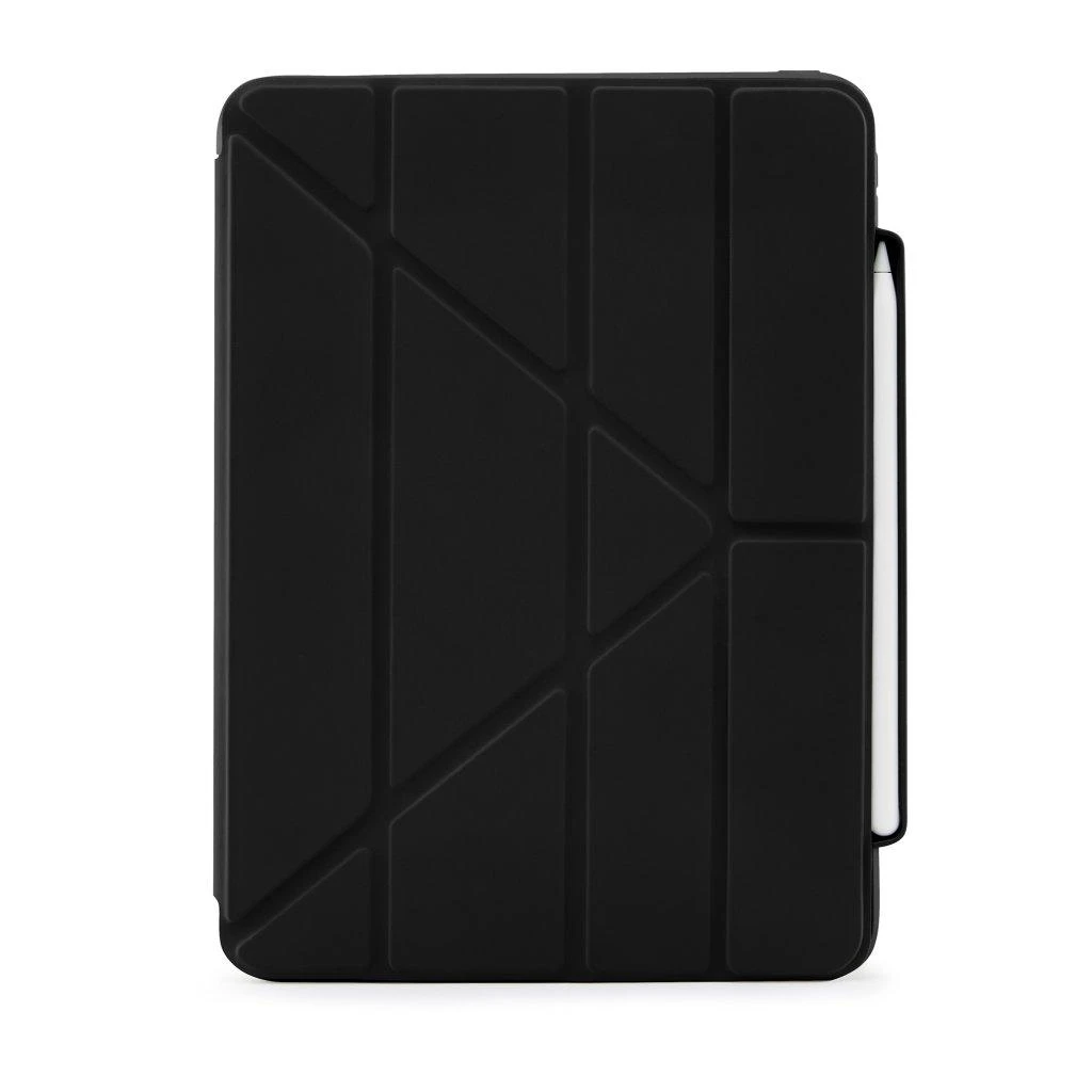 Pipetto iPad Pro 11 colių (2021 m.) Origami No3 pieštuko dėklas – juodas
