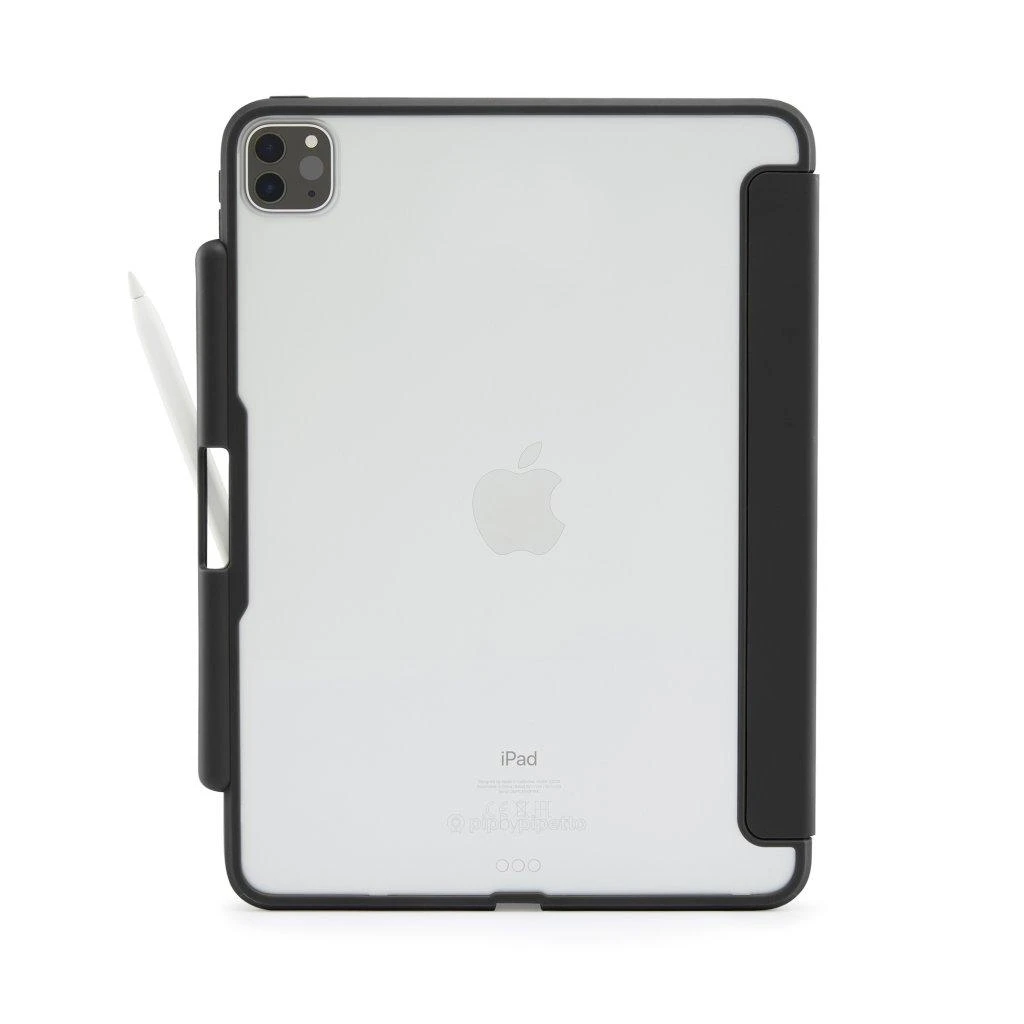 Pipetto iPad Pro 11 colių (2021 m.) Origami No3 pieštuko dėklas – juodas
