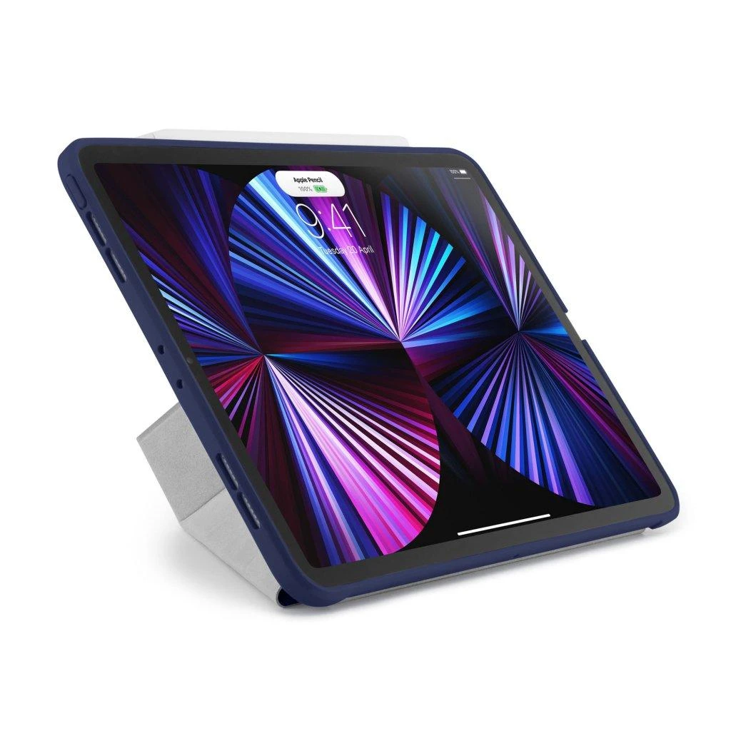 Pipetto Pipetto Origami No1 originalus TPU planšetinio kompiuterio dėklas – apsauginis dangtelis, skirtas iPad Pro 11 "1/2 / 3G (tamsiai mėlynas)