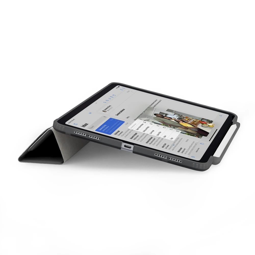 Pipetto Origami No3 Pieštukas Case for iPad Pro 13 - Pilkas