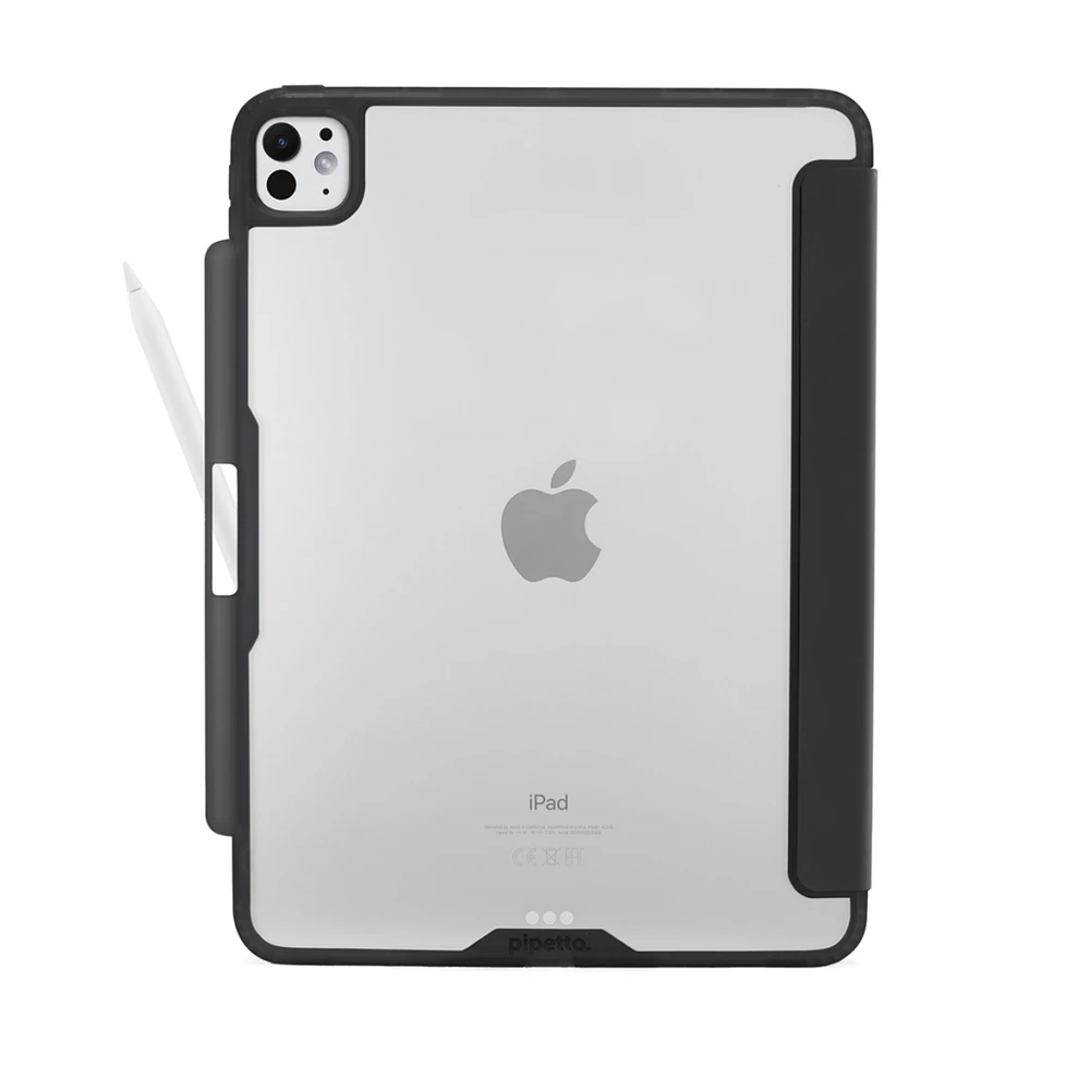 Pipetto Origami No3 Pieštukas Case for iPad Pro 13 - Juodas