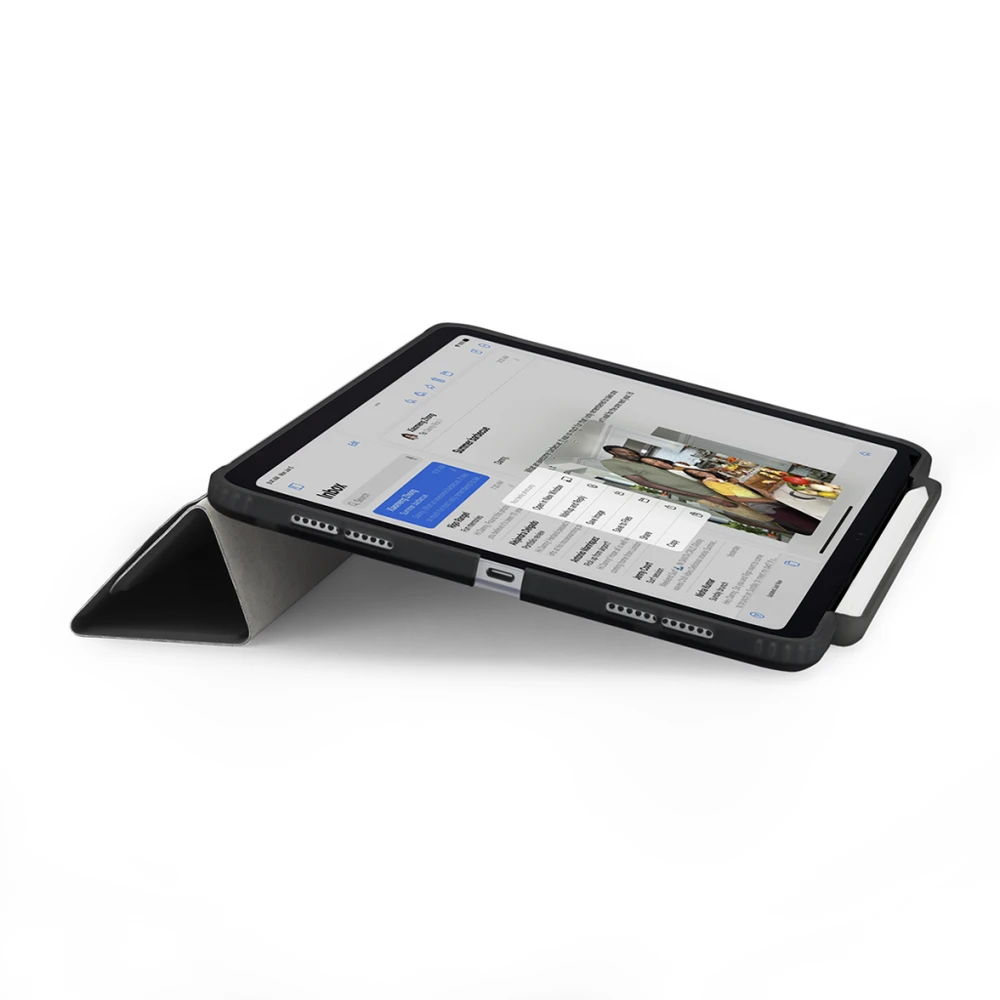 Pipetto Origami No3 Pieštukas Case for iPad Pro 13 - Juodas