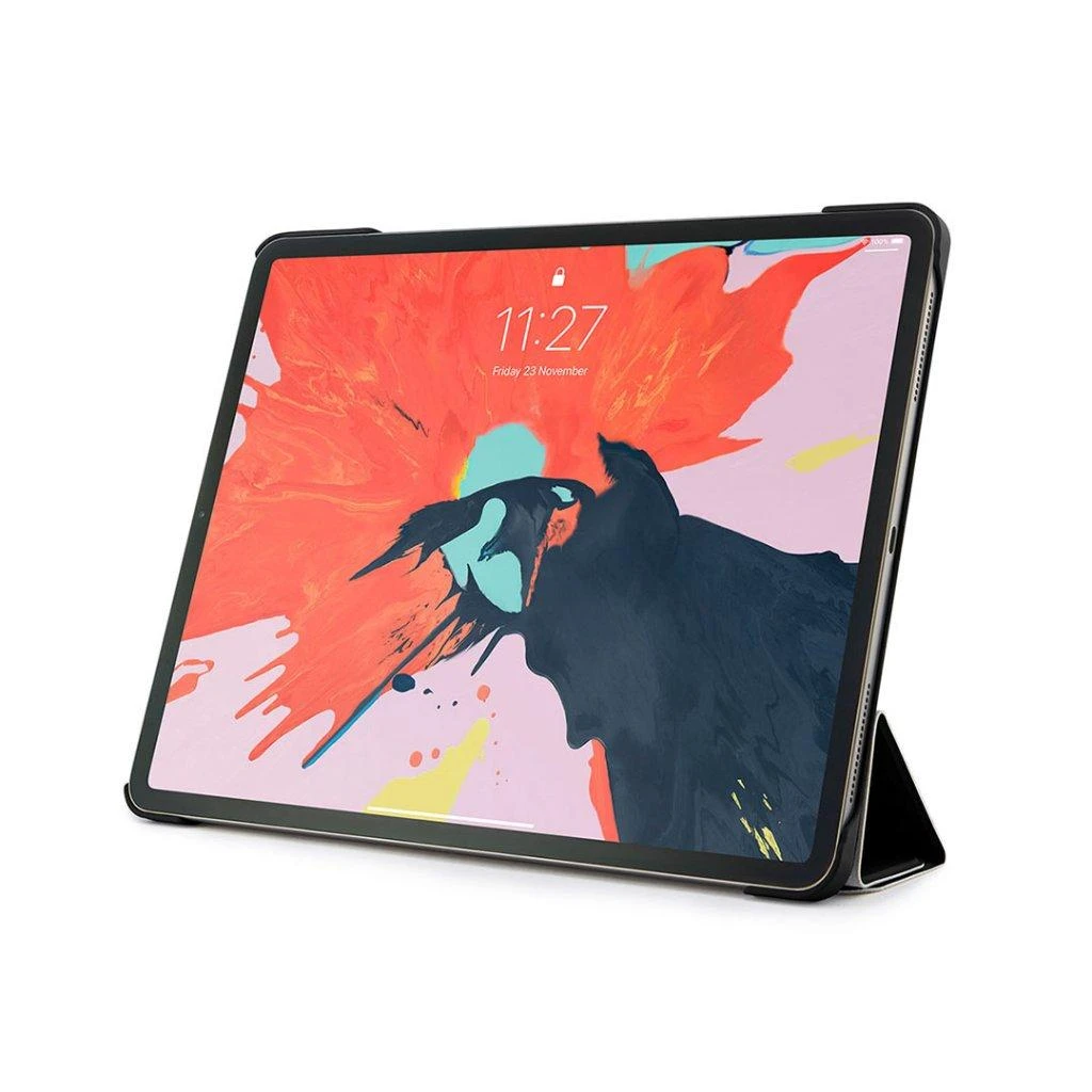 Pipetto iPad Pro 2018 11 colių origami dėklas – auksinis / skaidrus