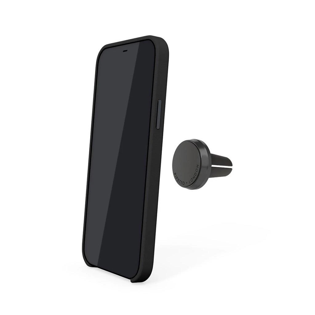 „Pipetto“ „iPhone 12 Mini“ dėklas su magnetiniu laikikliu – dulkėtos rožinės spalvos