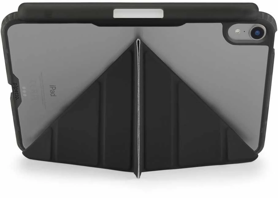Pipetto iPad Mini (2024/2021) Origami No3 Pieštukas Case - Juodas