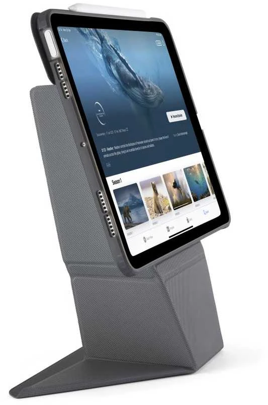 Pipetto iPad Air 13 (2024) Origami No6 Stand Case - Juodas