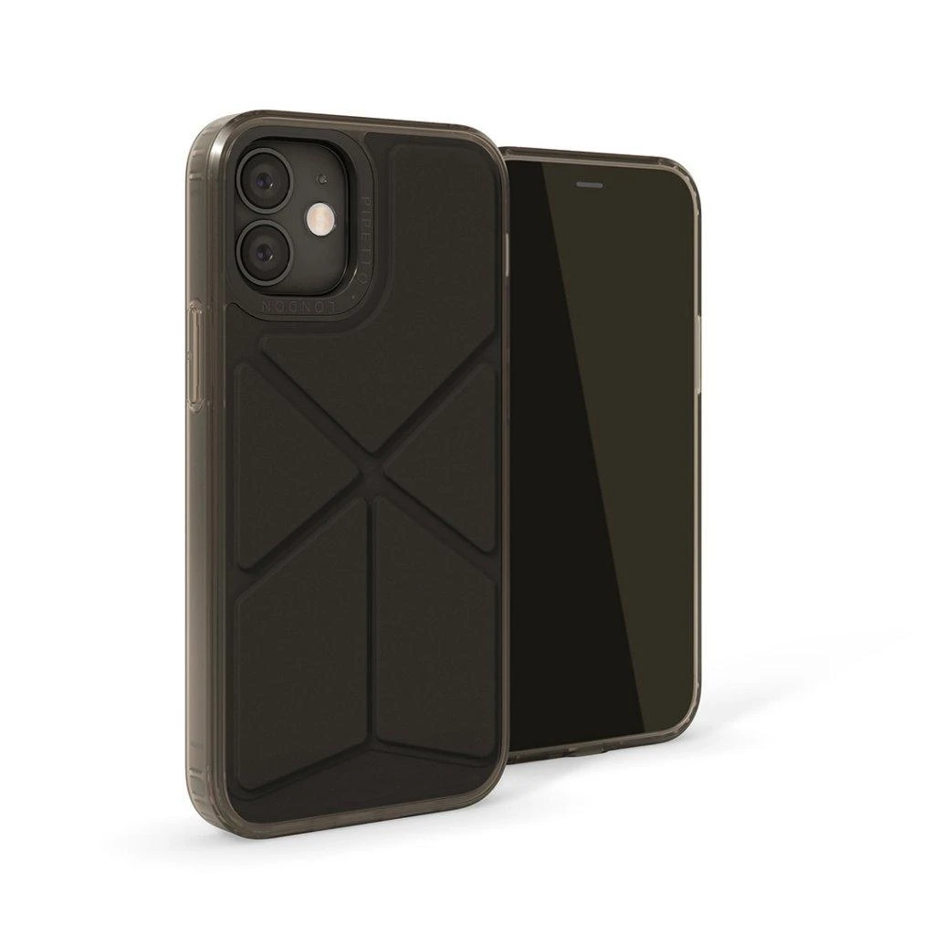 Pipetto iPhone 12 Mini dėklas 2 viename su stovu - Dusty Rožinė Dusty pink